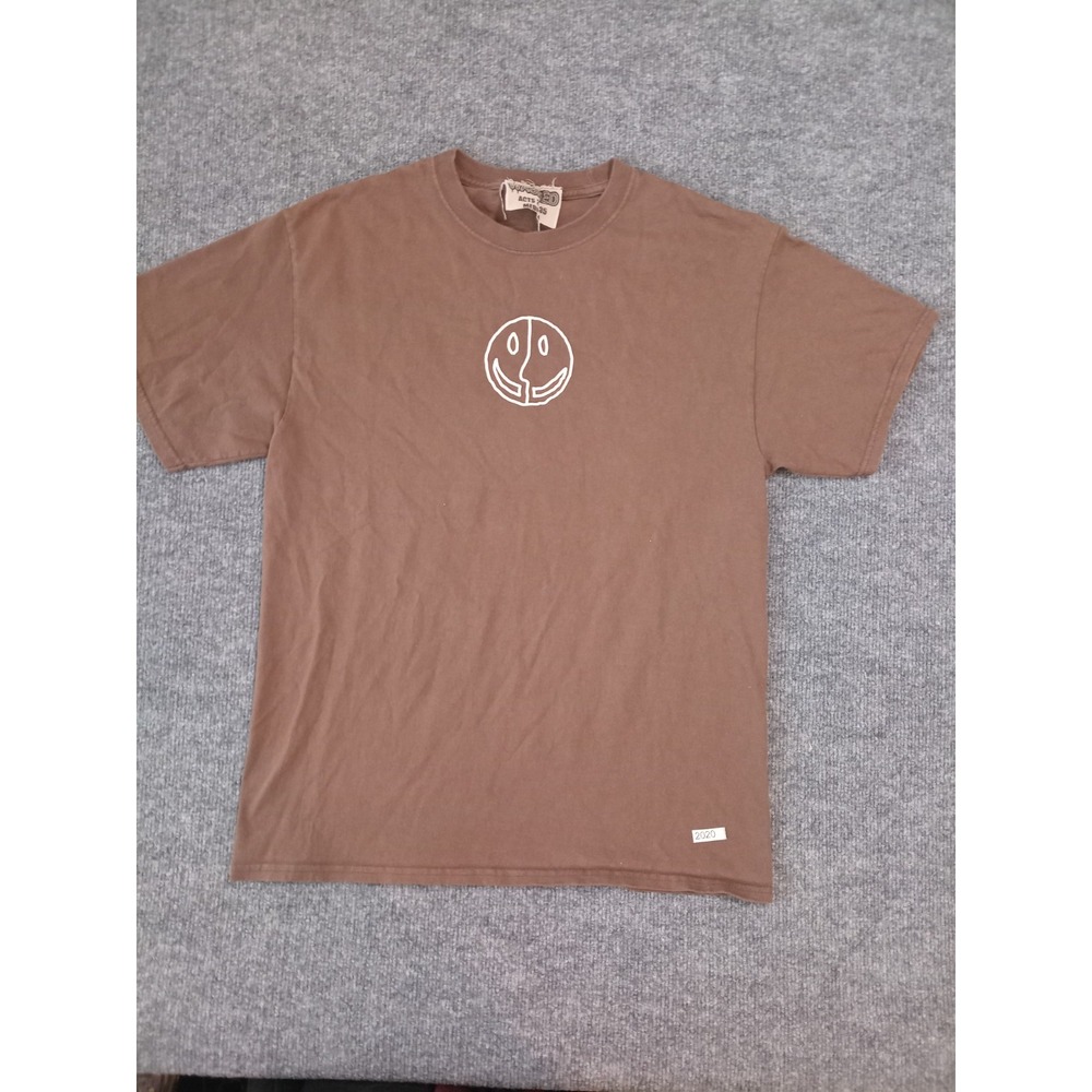 Mashed Medium Brown Graphic T Shirt Mens Short Sleeve Streetwear Tee